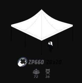 ZP Strongman Pop-up Canopy 20x20